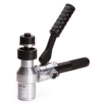 Пресс гидравлический ручной для пробивки отверстий угловой ПГРОу-60А КВТ комплект