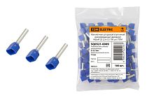 Наконечник штыревой втулочный изолированный (двойной) НШвИ (2) 2,5х12 (100 шт)  TDM