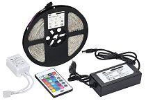 Комплект DIY (5050RGB60-14,4-IP65-12В 5м + др. + конт.)  IEK