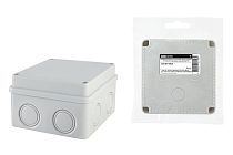 Коробка распаячная ОП 110х110х70мм, крышка на винтах, IP55, 8вх., без гермовводов, инд. штрихкод  TDM