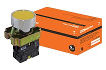 Кнопка BА51 без подсветки желтый 1з  TDM