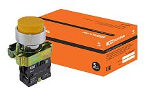 Кнопка BL51 без подсветки желтый 1з  TDM