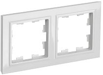 Рамка BRITE двухместная РУ-2-БрБ белый IEK