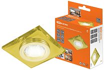 Светильник встраиваемый СВ 03-02 MR16 50Вт G5.3 жёлтый/золото  TDM