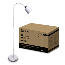 Светильник напольный под лампу на основании ТНО 01Б 60Вт Е27 230В БЕЛЫЙ IN HOME