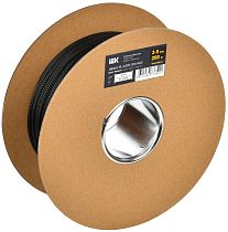 Оплетка кабельная 3-5мм полиэстер 200м черная  IEK