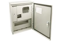 Щиты учетно- распределительные ЩУ-3ф/1-0-12 IP66 (Щиты учетно- распределительные ЩУРН-3/12 IP66) с опломбировкой счётчика (542х347х180)  TDM