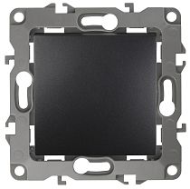 Выключатель ЭРА 12 12-1101-05 10А 250В антрацит одноклавишный