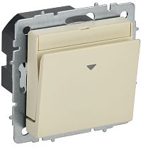 BRITE Выключатель карточный 30А ВС10-1-8-БрКр бежевый  IEK