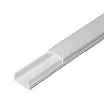 Кабель-канал белый двойной замок в п/э 20х10 (180м/уп) Промрукав