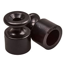 Изолятор для наружного монтажа, пластик, цвет коричневый (10 шт/уп) Bironi