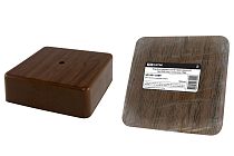 Коробка распаячная КР 100х100х44 ОП бук IP40, инд. штрихкод  TDM