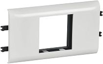 DLP Рамка и суппорт на 2 модуля для кабель-каналов с шириной крышки 65мм белая
