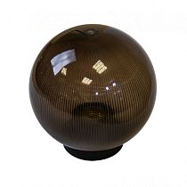 Светильник садово-парковый ЭРА НТУ 02-60-255 Шар дымчатый, напольный D250mm, Е27