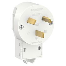 Blanca скрытая установка Белый Вилка силовая 2Р+N, 32А Systeme Electric (Schneider Electric)