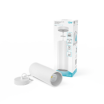 Светильник светодиодный Gauss накладной подвесной HD036 12Вт белый/белый 4100K 79х200мм