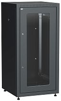 ITK Шкаф LINEA E 24U 600х600мм двери 2шт стеклянная и металлическая черный IEK ITK Шкаф LINEA E 24U 600х600мм двери 2шт стеклянная и металлическая черный IEK
