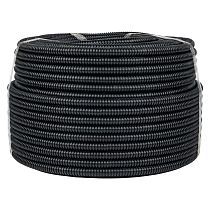 Труба гофр. ПНД с протяжкой d16 мм (100 м) черная EKF-Plast Труба гофр. ПНД с протяжкой d16 мм (100 м) черная EKF-Plast