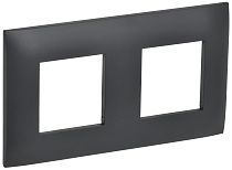 SKANDY Рамка 2-местная SK-F02T титан IEK