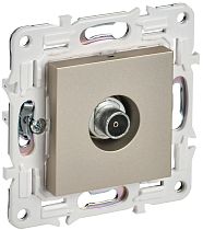 SKANDY Розетка TV оконечная SK-A12Sh шампань IEK SKANDY Розетка TV оконечная SK-A12Sh шампань IEK