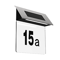 Номер дома Gauss Solar на солнечной батарее LED , 6500K, 1/12