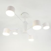 Люстра под лампу General  GCHL-6GX53-M Белая Стеллар