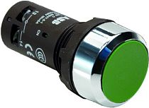 Кнопка CP1-30G-11 без фиксации 1HO+1H3 зеленый ABB Кнопка CP1-30G-11 без фиксации 1HO+1H3 зеленый ABB
