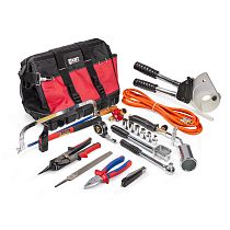 Набор инструментов для монтажа муфт НИМ-2 «Бумага + Винил» 10 предметов в сумке КВТ Набор инструментов для монтажа муфт НИМ-2 «Бумага + Винил» 10 предметов в сумке КВТ