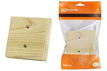 Накладка на бревно деревянная универсальная НБУ 1П 95х95 мм, сосна  TDM