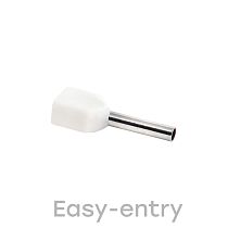 Наконечник штыревой втулочный изолированный НШвИ(2)  0,5-8 (50шт.) EKF PROxima