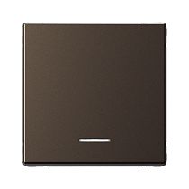 ARTGALLERY 1-клавишный ВЫКЛЮЧАТЕЛЬ КНОПОЧНЫЙ с подсв., 10А, механизм, МОККО