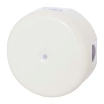 Коробка распределительная 110мм, пластик, цвет Слоновая кость (4 кабельных ввода в комплекте) Bironi