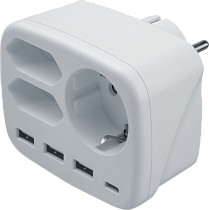 Разветвитель Navigator 95 680 NAD-USB03-1E+2X-WH