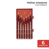 Набор часовых отверток (6 предметов) REXANT Набор часовых отверток (6 предметов) REXANT