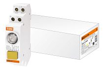 Выключатель кнопочный с индикацией ВКИ-47 желтый (LED) 2НО;1НЗ AC/DC  TDM