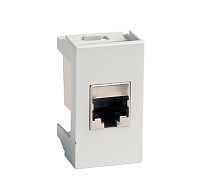 Розетка RJ-45 кат.5E,Viva,1 мод.,сер DKC Розетка RJ-45 кат.5E,Viva,1 мод.,сер DKC