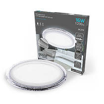 Светильник Gauss Bubbles BL319 Кругл. 12+4Вт, 4000K, 1200lm, 193х31мм, d160