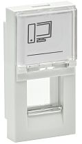 PRIMER Панель лицевая Keystone (1 модуль) белая  IEK PRIMER Панель лицевая Keystone (1 модуль) белая  IEK