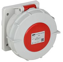 Розетка встраиваемая прямаяССИ-6242 32А-6ч 380В 3P+PE IP67 IEK