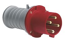 Вилка кабельная 63А 3Р+E IР44 переносная 415В CEWE ABB Вилка кабельная 63А 3Р+E IР44 переносная 415В CEWE ABB