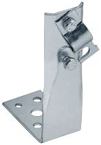 Держатель проводника круглого 6-10мм винтовой угловой h=80мм оцинкованная сталь HDZ IEK