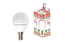 Лампа светодиодная FG45-7 Вт-230 В-3000 К–E14 Народная TDM