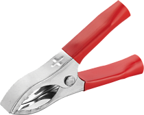 Зажим ОНЛАЙТ 80 860 OAC-30A-75-R25 (крокодил,красный, 30 А)