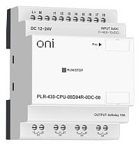 ПЛК 430 Модуль ЦПУ 8 DI 4 RO 24В DC без экрана ONI