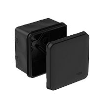 MultiBox Коробка распределительная с мембранными вводами IP66 70х70х42 Черная (со стикером) Systeme Electric (Schneider Electric)