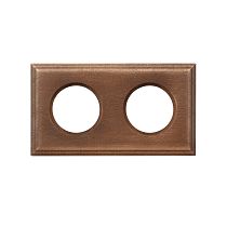 Рамка двухпостовая (Винтаж), серия Шедель,скрытый монтаж BF4 Bironi