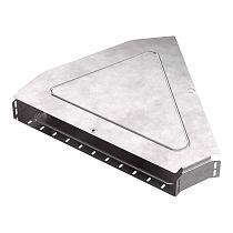 Угол горизонтальный 45 градусов с крышкой Стандарт 600х80 Промрукав Угол горизонтальный 45 градусов с крышкой Стандарт 600х80 Промрукав