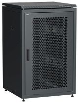 ITK LINEA N 24U 800х800мм перфорированная передняя дверь задняя металлическая черный IEK