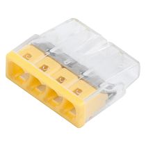 Клемма СМК 2273-244 GTER6-04-P-BL5 4-пров. 0.5-2.5 мм2, с пастой, в блистере 5шт. General