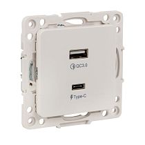 Стокгольм Механизм Розетки с 2USB type-A + type-C белый EKF PROxima Стокгольм Механизм Розетки с 2USB type-A + type-C белый EKF PROxima